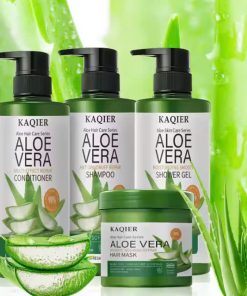 Bộ đôi dầu gội và dầu xả lô hội thiên nhiên - Phục hồi, chăm sóc tóc hư tổn